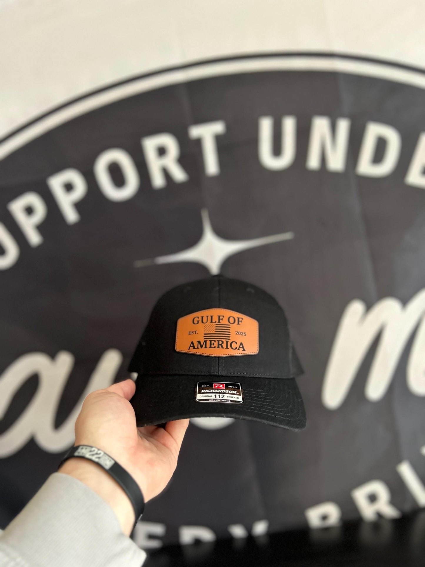 Gulf of America Hat - Patriotic Cap - Richardson 112 Trucker Hat