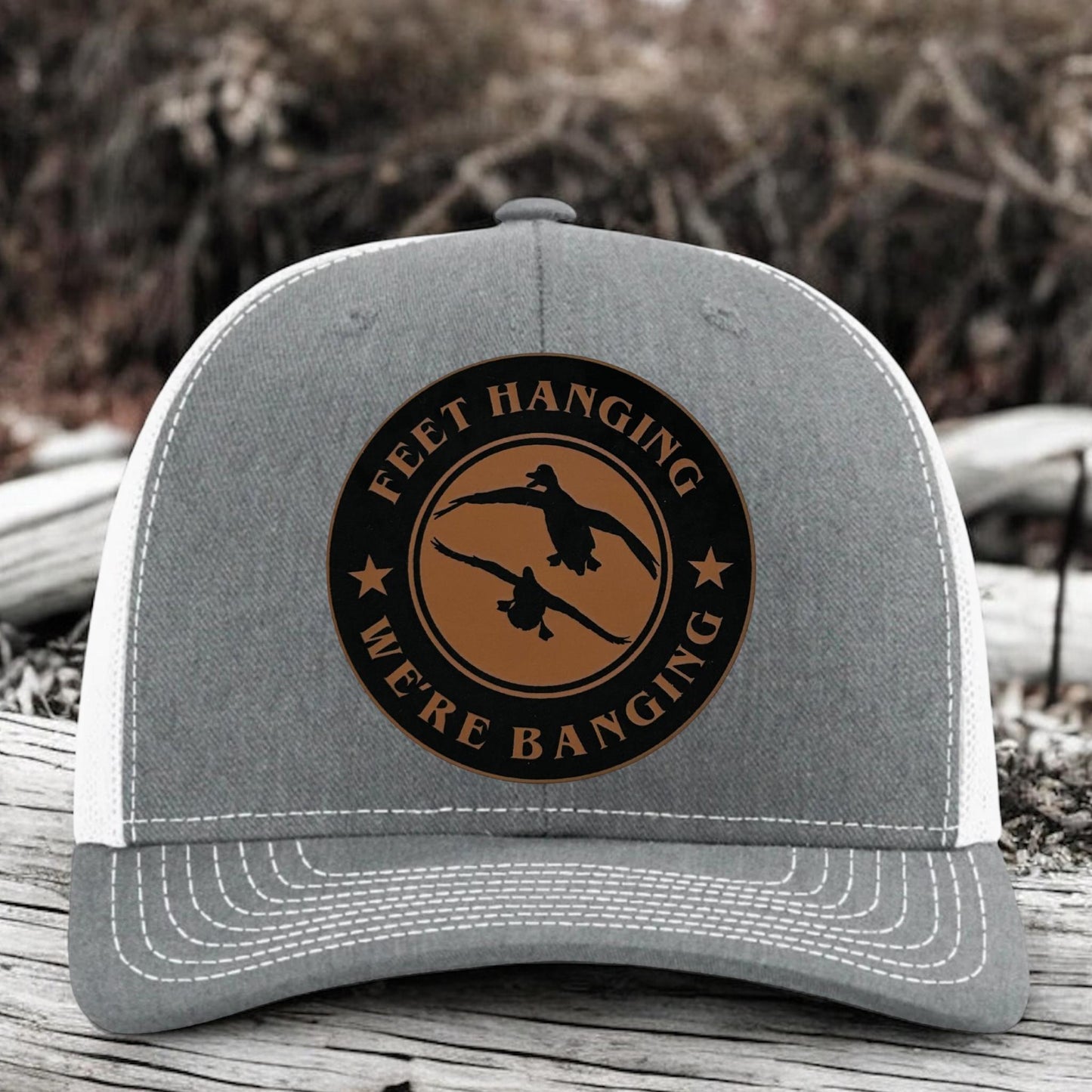 Feet Hanging We Banging - Richardson 112 Trucker Hat