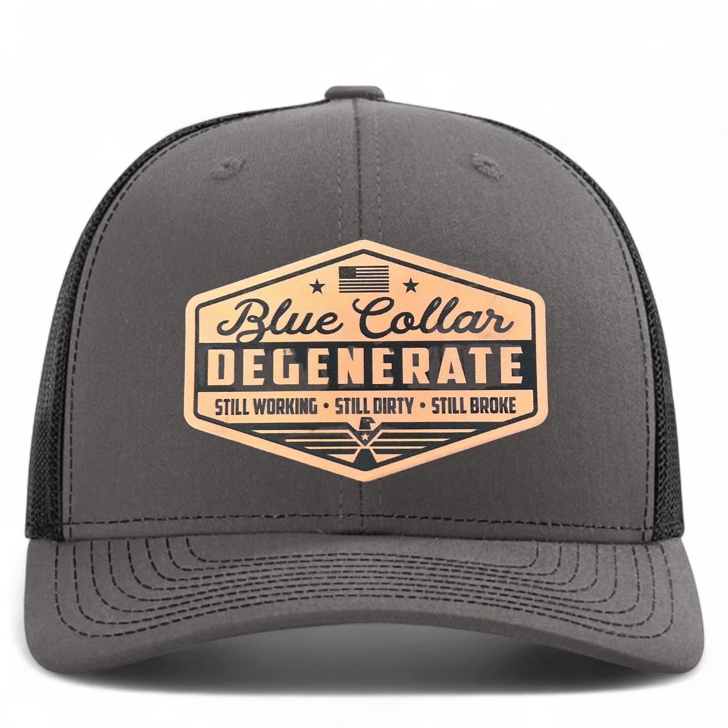 Blue Collar Degenerate 2.0 - Richardson 112 Trucker Hat - Multiple Colors