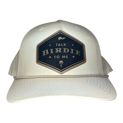 Talk Birdie To Me Leather Patch Hat