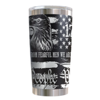 1776 We The People Engraved Tumbler – Full Wrap Patriotic Stainless Steel Cup