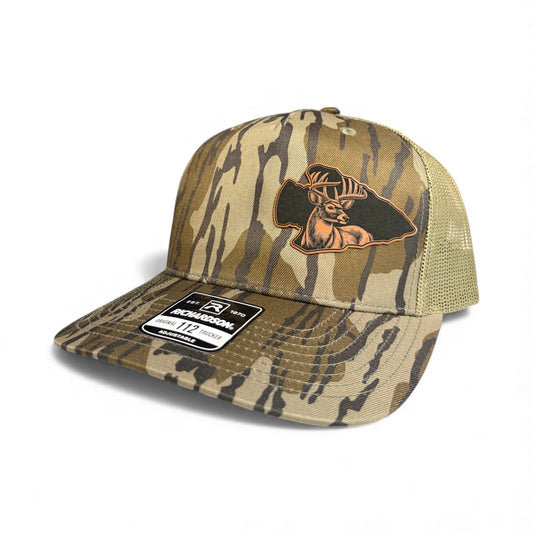 Deer Arrow Richardson 112 Leather Patch Trucker Hat