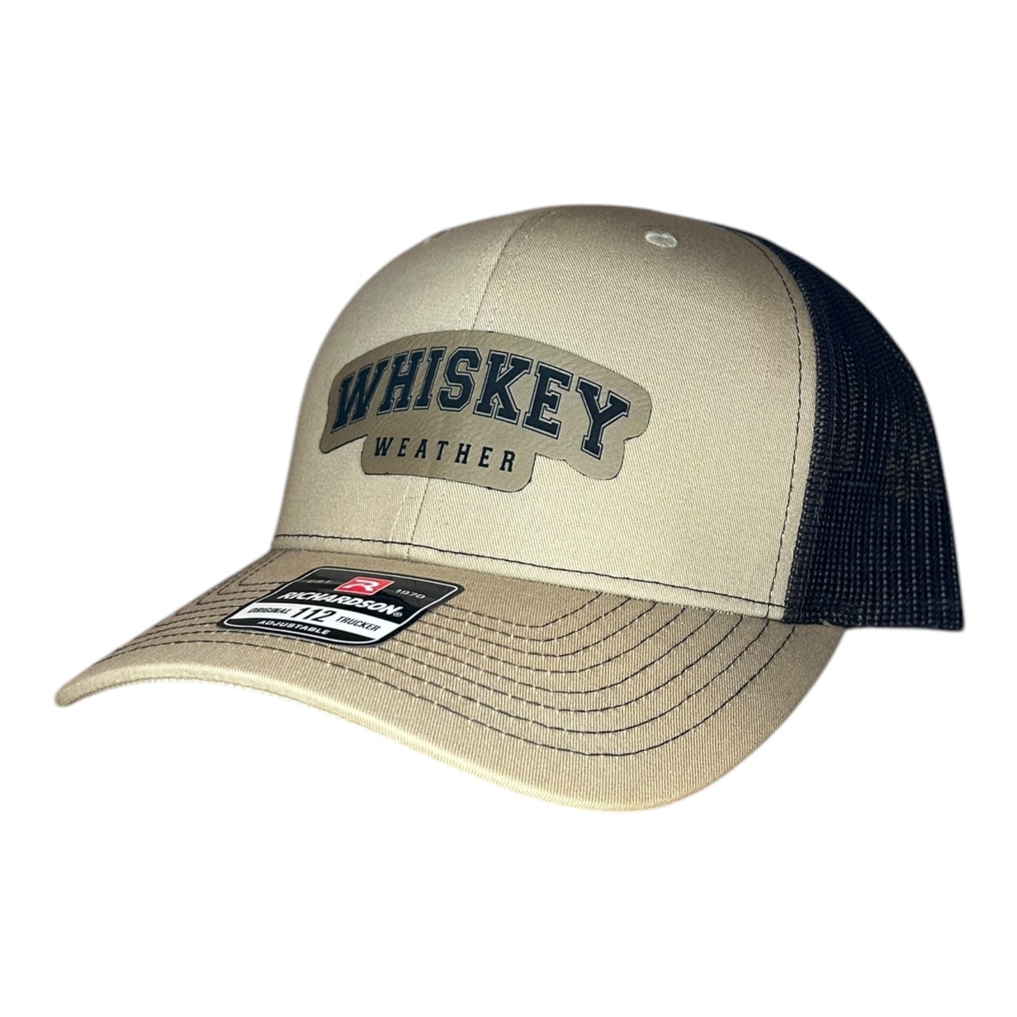 Whiskey Weather Leather Patch Hat