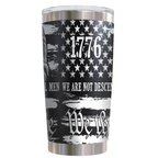 1776 We The People Engraved Tumbler – Full Wrap Patriotic Stainless Steel Cup