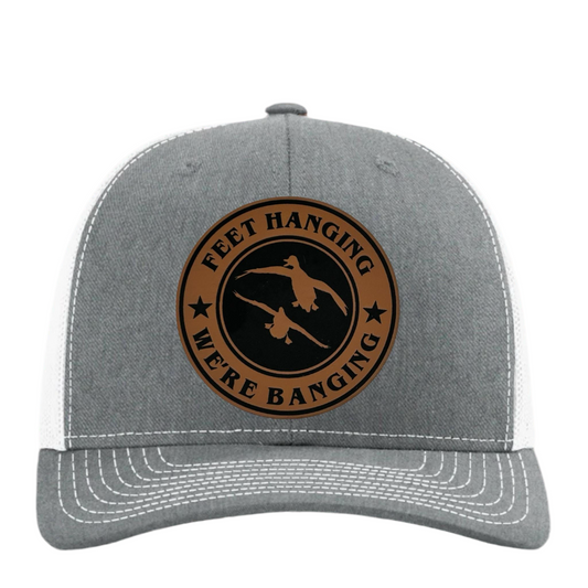 Feet Hanging We Banging Hat - Richardson 112 Trucker Hat