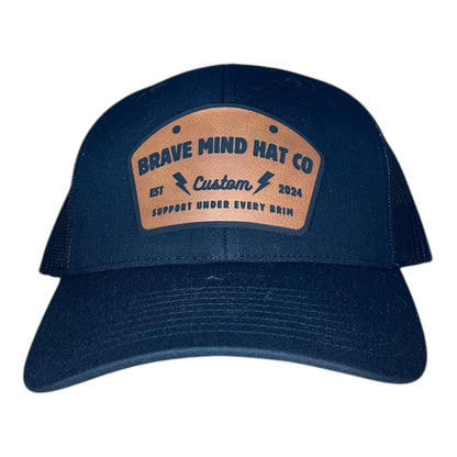 Brave Mind Lightning Leather Patch Hat