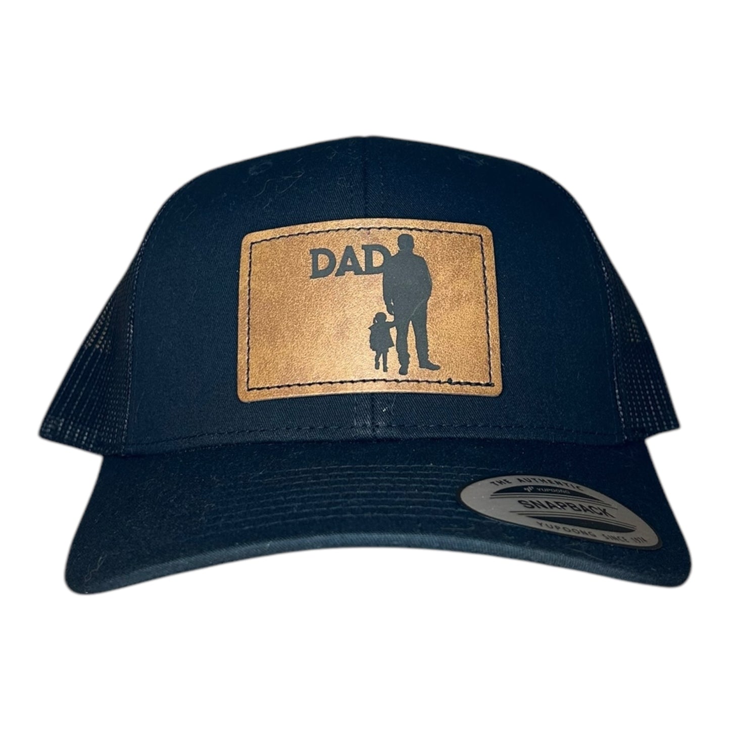 Girl Dad Leather Patch Hat