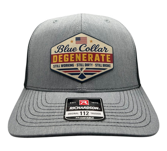 Blue Collar Degenerate - Richardson Trucker Hat - Multiple Colors