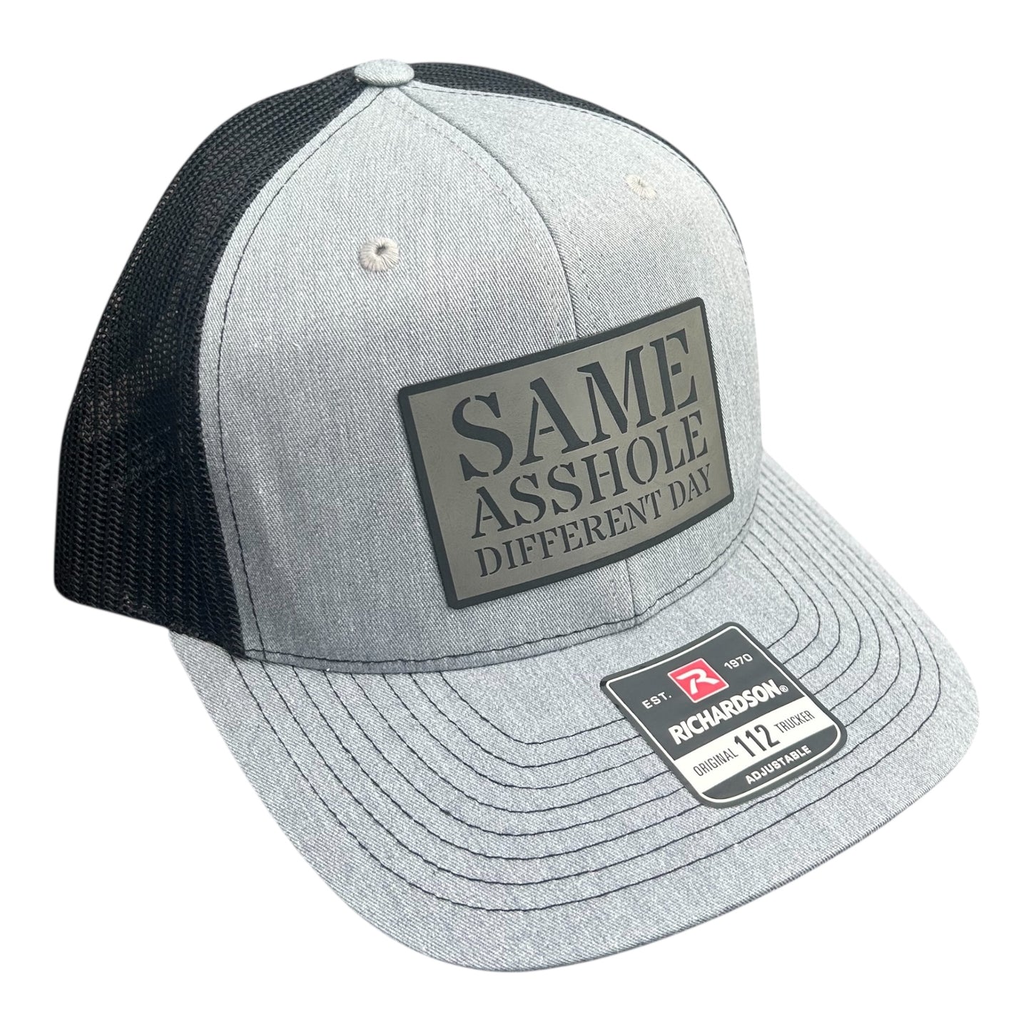 Same Asshole Different Day - Richardson 112 Trucker Hat- Multiple Colors