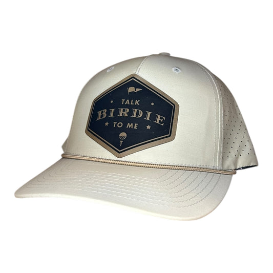 Talk Birdie To Me Leather Patch Hat