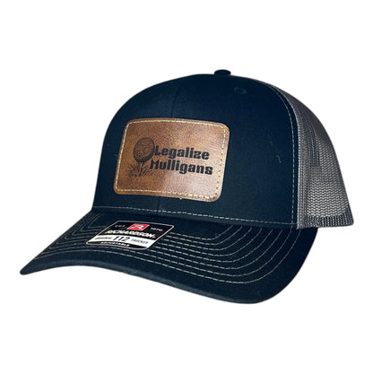 Legalize Mulligans Leather Patch Hat