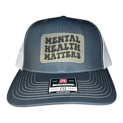 Mental Health Matters Leather Patch Hat