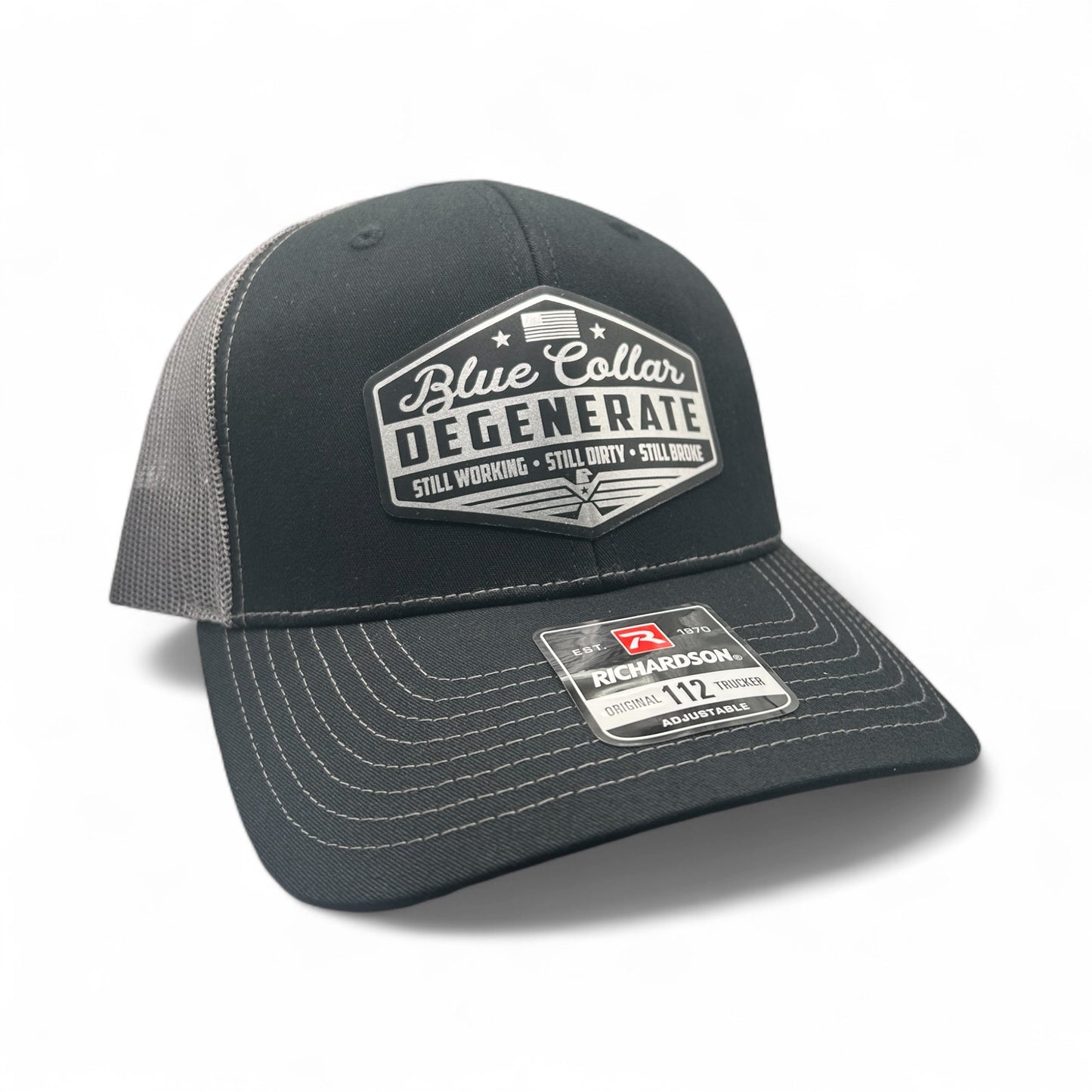 Blue Collar Degenerate 2.0 - Richardson 112 Trucker Hat - Multiple Colors