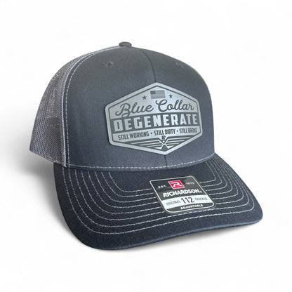 Blue Collar Degenerate 2.0 - Richardson 112 Trucker Hat - Multiple Colors