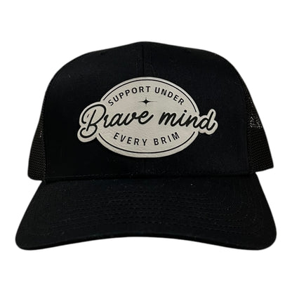 Brave Mind Support Leather Patch Hat