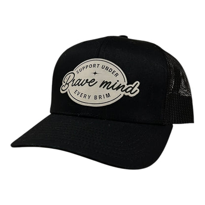 Brave Mind Support Leather Patch Hat