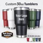 30oz Custom Engraved Tumblers – Your Logo Laser Engraved | Bulk Pricing Available
