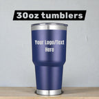 30oz Custom Engraved Tumblers – Your Logo Laser Engraved | Bulk Pricing Available