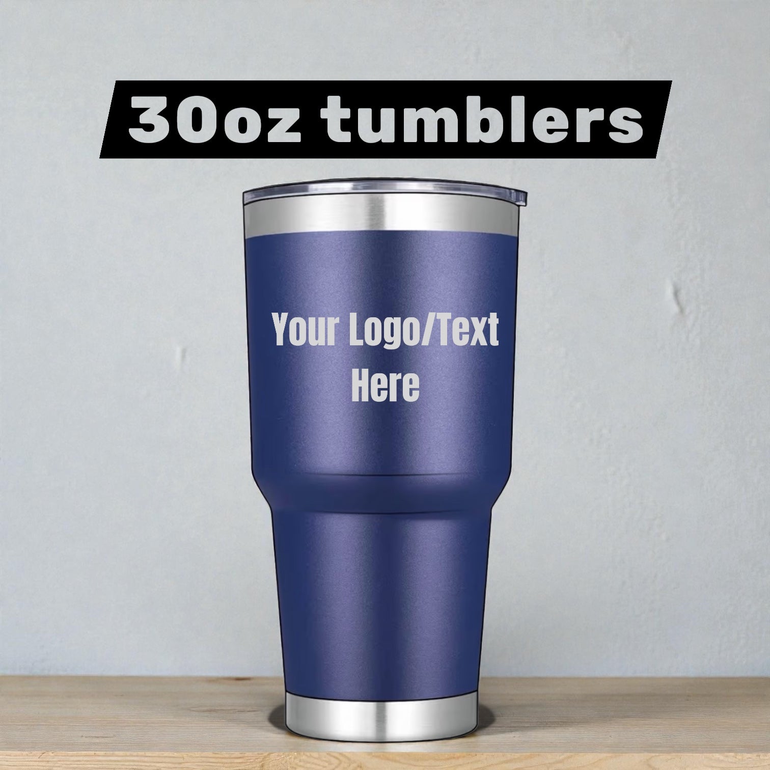 30oz Custom Engraved Tumblers – Your Logo Laser Engraved | Bulk Pricing Available