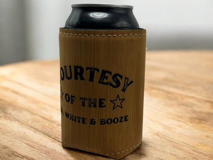 Courtesy of the Red, White & Booze Can Cooler, Funny Koozie 4th of July Beer Sleeve Patriotic Drink Holder Summer BBQ Party Favor