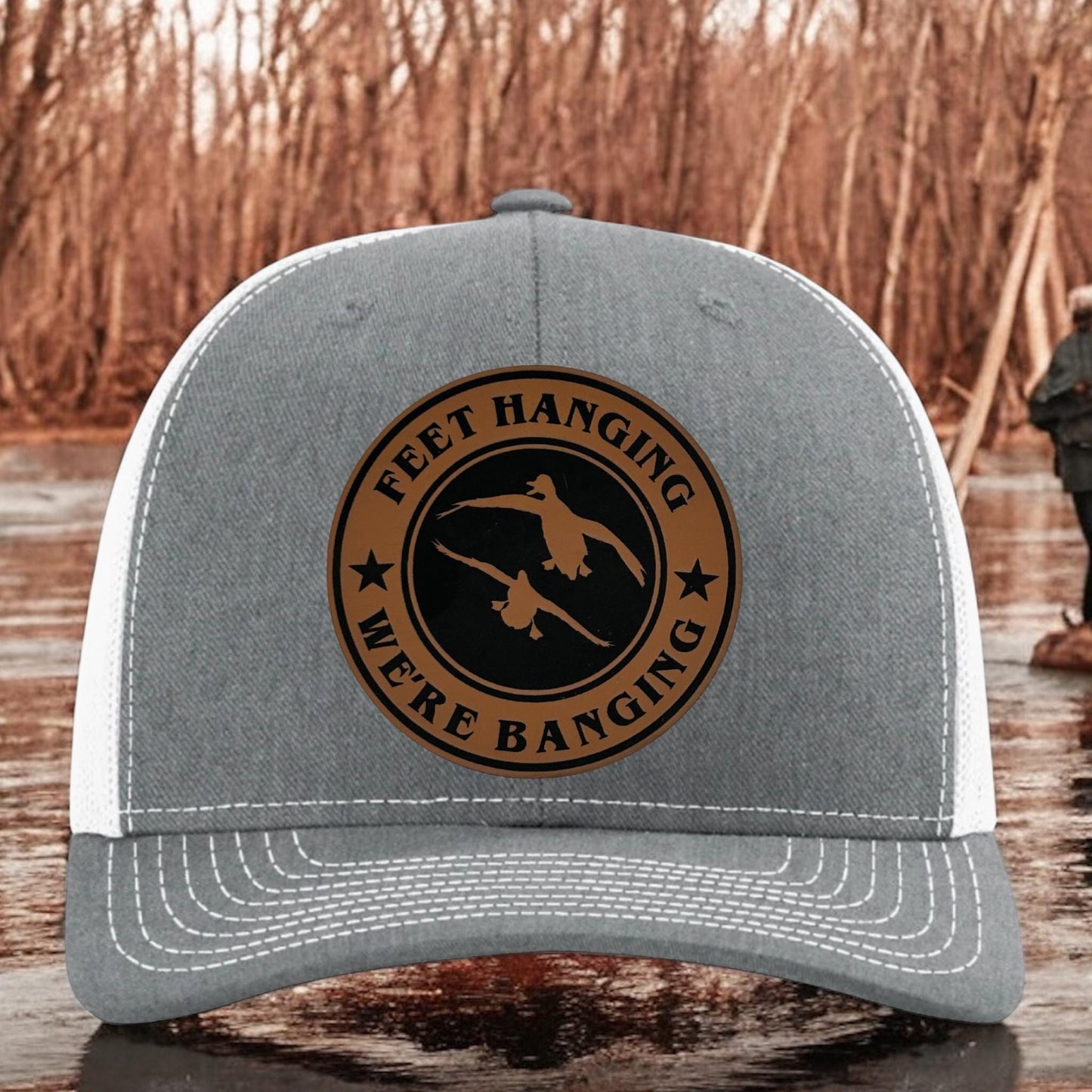 Feet Hanging We Banging Hat - Richardson 112 Trucker Hat