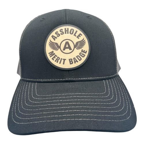 Asshole Merit Badge - Richardson 112 Trucker Hat