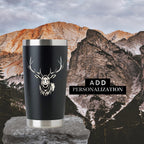 Hunting Gifts For Him Personalized Tumbler Hunters Gift, Whitetail Deer Elk Hunter, Custom Name Mug, Travel Cup Birthday Gift Fathers Day